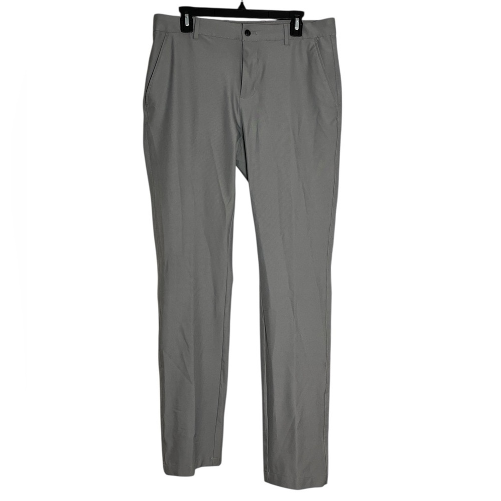Greg Norman Men’s Gray Slim Fit Pants 34x34 - Picture 1 of 4
